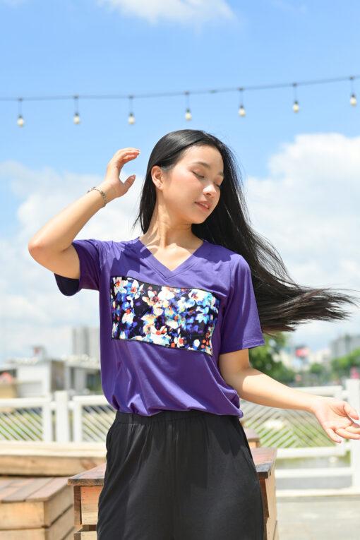 Bộ cổ tim cơ bản tím đen